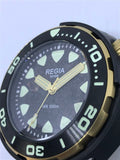 Custom made Regia Diver patina and aged dial - Black dial (free shipping) (1 piece only)