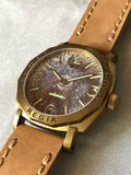 NEW ! R105 / Custom made patina dial - Number dial (Engraved bezel) (free shipping) SOLD OUT