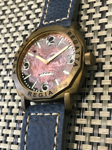 New R105 Custom made patina dial Number dial (Engraved bezel